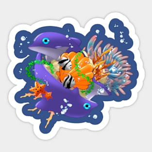 Dolphin Lovers Sticker